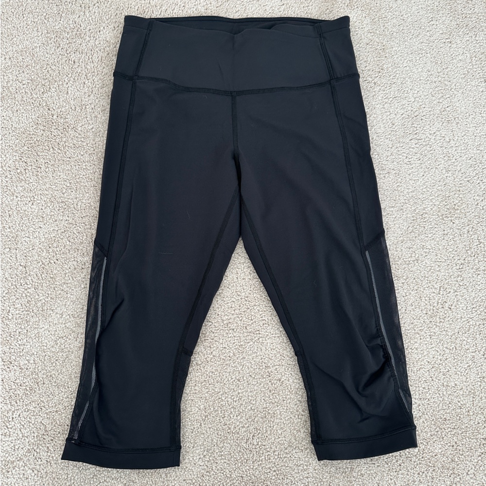 Lululemon Mesh Capri / Crop Leggings